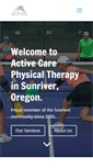 Mobile Screenshot of physicaltherapysunriver.com